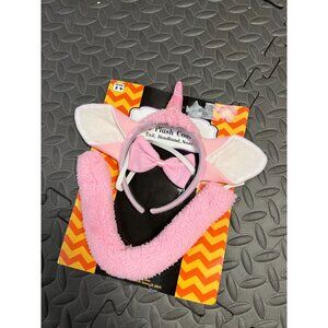 Unicorn Halloween costume set‎ nose tail headband plush Dress up cosplay Youth